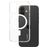 CARE by PanzerGlass Flagship iPhone 16 MagSafe Hülle Hardcase Backcover - Transparent / Weiß