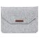 Mobigear Envelope Filz Laptop Sleeve (max 25 cm x 37 cm) Laptophülle - Grau