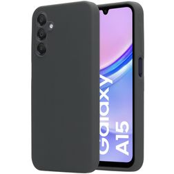 Mobiparts Samsung Galaxy A15 Silikon Hülle Backcover - Urban Grey