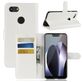 Mobigear Classic Google Pixel 3 XL Hülle Klapphülle Geldbörse - Weiß