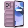 Mobigear Bumpy Realme C35 Hülle Flexibles TPU Backcover - Lila