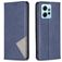 Mobigear Rhombus Slim Xiaomi Redmi Note 12 Hülle Klapphülle - Blau