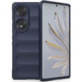 Mobigear Bumpy HONOR 70 Hülle Flexibles TPU Backcover - Dunkelblau
