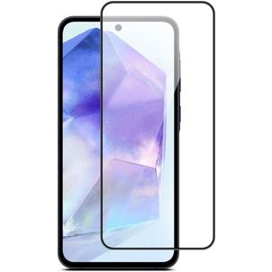 Mobigear Premium Samsung Galaxy A55 Panzerglas Gehärtetes Glas Displayschutz - Hüllenfreundlich - Schwarz