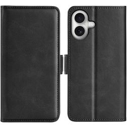 Mobigear Slim Magnet iPhone 17 Hülle Klapphülle Geldbörse - Schwarz