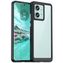 Mobigear Crystal Motorola Edge 40 Neo Hülle Hardcase Backcover - Schwarz