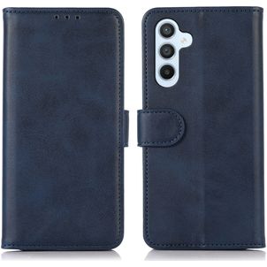 Mobigear Wallet Samsung Galaxy A55 Hülle Klapphülle Geldbörse - Blau