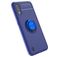 Mobigear Armor Ring Samsung Galaxy A01 Hülle Flexibles TPU Backcover Stoßfest mit Ringhalter - Blau