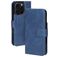 Mobiparts Classic Wallet MagSafe iPhone 16 Pro MagSafe Hülle Klapphülle Geldbörse - Steel Blue