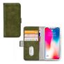 Mobilize Elite Gelly iPhone XS Max Hülle Klapphülle Geldbörse - Grün
