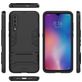 Mobigear Armor Stand Xiaomi Mi 9 Hülle Hardcase Backcover Stoßfest mit Ständer - Schwarz