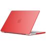 Mobigear Glossy MacBook Pro 16 Zoll (2021-2026) Hardcase Hülle MacBook Case - Rot - Model A2485 / A2780 / A2991 / A3186 / A3428 / A3429