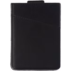 Valenta Pocket Duo Echtleder Kartenetui - 6 Karten - Schwarz