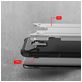 Mobigear Outdoor Samsung Galaxy J6 (2018) Hülle Hardcase Backcover Stoßfest - Silber
