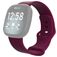 Mobigear Sport Dual Silikon Fitbit Sense Armband Drückerschließe - Rot