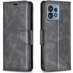 Mobigear Excellent Motorola Edge 40 Pro Hülle Klapphülle Geldbörse - Schwarz