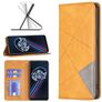 Mobigear Rhombus Slim Realme 9 Pro Plus Hülle Klapphülle - Cognac