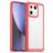 Mobigear Crystal Xiaomi 13 Hardcase Backcover - Transparent / Rot