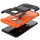 Mobigear Tire Samsung Galaxy A50 Hülle Hardcase Backcover Stoßfest mit Ständer - Schwarz / Orange