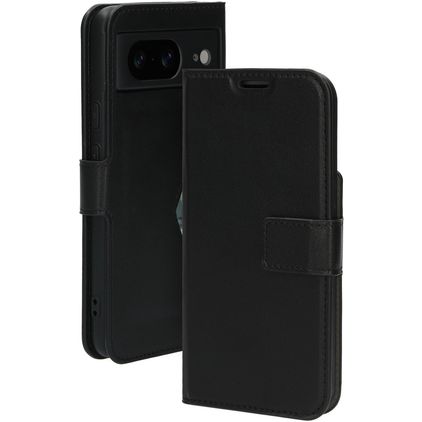 Mobiparts Classic Wallet Google Pixel 8 Klapphülle Portemonnaie - Schwarz