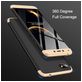 Mobigear TriGuard Xiaomi Redmi 6A Hülle Hardcase Backcover - Schwarz / Gold