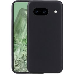 Mobigear Basics Google Pixel 8a Hülle Flexibles TPU Backcover - Schwarz