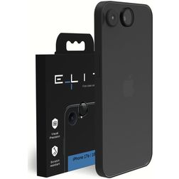 Elite iPhone 17e Panzerglas Gehärtetes Glas Kameralinsen Schutz - Hüllenfreundlich - Schwarz