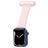 Mobigear Clip Schwesternuhr Apple Watch Armband Pin-Verschluss - 49/46/45/44 mm - Pastellrosa