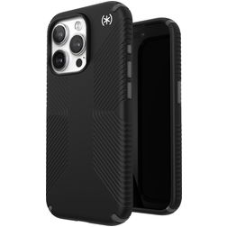 Speck Presidio2 Grip iPhone 15 Pro Hülle Hardcase Backcover Stoßfest - Schwarz