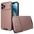 Mobigear Cam Slide iPhone 14 Hülle Hardcase Backcover mit Kamera Slider - Roségold