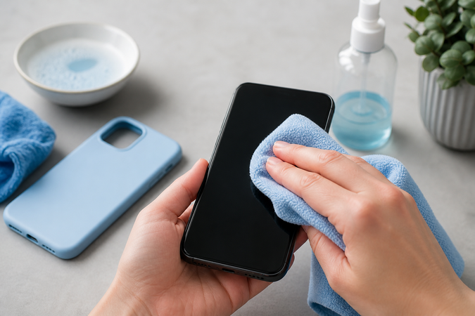 Handy & Handyhülle hygienisch reinigen? - So macht man das!