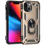 Mobigear Armor Ring iPhone 13 Mini Hülle Hardcase Backcover Stoßfest mit Ringhalter - Gold