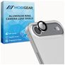 Mobigear Single Lens iPhone Air Panzerglas Kameralinsenschutz - Hüllenfreundlich - Schwarz