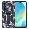 Mobigear Armor Stand Samsung Galaxy A16 Hülle Hardcase Backcover Stoßfest mit Ständer - Grau