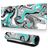 Mobigear Anti-Slip Mauspad - 40 x 90 cm - Abstract Fluid 15