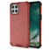 Mobigear Honeycomb iPhone 12 Pro Max Hülle Hardcase Backcover Stoßfest - Rot