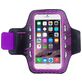 Mobigear LED Handyhalterung Joggen iPhone 6s Plus Sporthülle Neopren Sportarmband - Lila