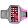 Mobigear Easy Fit Handyhalterung Joggen Nokia 4.2 Sporthülle Neopren Sportarmband - Pink