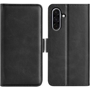 Mobigear Slim Magnet Samsung Galaxy A36 Hülle Klapphülle Geldbörse - Schwarz