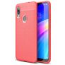 Mobigear Luxury Xiaomi Redmi 7 Hülle Flexibles TPU Backcover - Rot