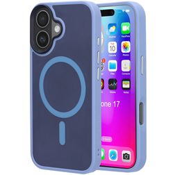Mobiparts Hardcover iPhone 17 MagSafe Hardcase Backcover - Satin Light Blue