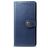 Mobigear Snap Button OPPO A9 (2020) Hülle Klapphülle Geldbörse - Blau