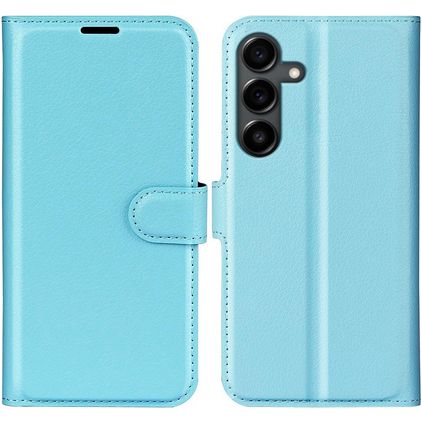 Mobigear Classic Samsung Galaxy S25 FE Klapphülle Portemonnaie - Blau