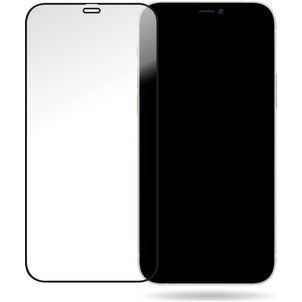 Mobilize Premium iPhone 12 Panzerglas Gehärtetes Glas Displayschutz - Hüllenfreundlich - Schwarz