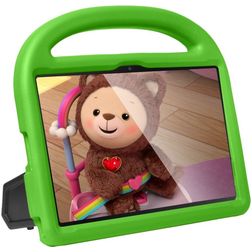 Mobigear Buddy Samsung Galaxy Tab A7 (2020) Tablet Hülle für Kinder mit Tragegriff - Grün