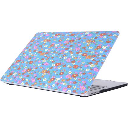 Mobigear Flowers MacBook Pro 15 Zoll (2016-2019) Hardshell Hülle Laptop Cover MacBook Case - Model 22 - Modell A1707 / A1990