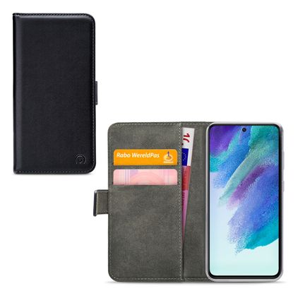 Mobilize Classic Gelly Wallet Samsung Galaxy S21 FE Hülle Klapphülle Geldbörse - Schwarz