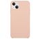 Mobigear Rubber Touch iPhone 15 Silikon Hülle Backcover - Pastellrosa