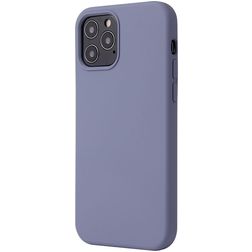 Mobigear Rubber Touch iPhone 12 Pro Silikon Hülle Backcover - Lavendel