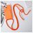Mobigear Lanyard Card iPhone 15 Silikon Handykette mit Kartenhalter - Orange